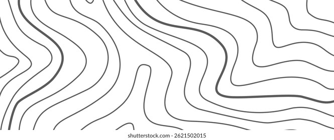 Abstract wavy lines background. Abstract wavy background. Wave background. Abstract topographic contour wallpaper. Topographic background.
