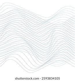 ABSTRACT WAVY LINES BLUE GRADIENT COLOR PATTERN BACKGROUND. GOOD FOR POSTER, WALLPAPER, COVER, FRAME, FLYER, SOCIAL MEDIA, GREETING CARD