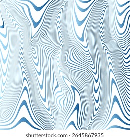 ABSTRACT WAVY LINES BLUE GRADIENT COLOR PATTERN BACKGROUND. GOOD FOR POSTER, WALLPAPER, COVER, FRAME, FLYER, SOCIAL MEDIA, GREETING CARD