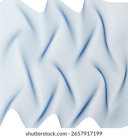 LÍNEAS ONDULADAS Abstractas FONDO DE PATRÓN DE COLOR DE GRADIENTE AZUL. BUENO PARA CARTEL, FONDO DE PANTALLA, CUBIERTA, MARCO, VOLANTE, REDES SOCIALES, TARJETA DE FELICITACIÓN