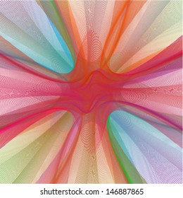 abstract wavy lines colorful background 