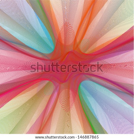 abstract wavy lines colorful background 
