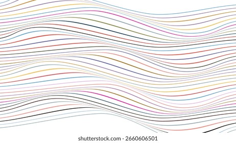 ABSTRACT WAVY LINES FLAT COLOR PATTERN BACKGROUND. GOOD FOR POSTER, WALLPAPER, COVER, FRAME, FLYER, SOCIAL MEDIA, GREETING CARD