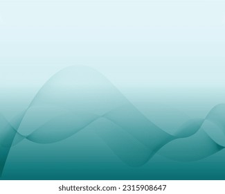 abstract wavy lines, futuristic vector background