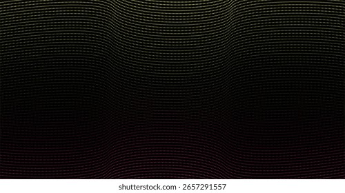 Abstract wavy lines with gradient, fading from light to dark.