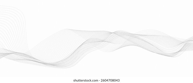 Abstract wavy lines illustration. EPS10