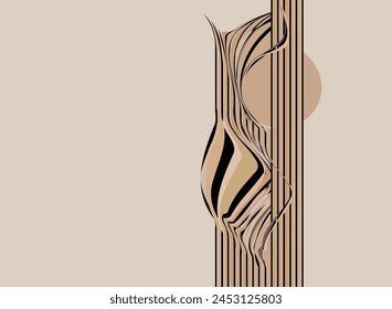 Abstract wavy lines modern marble pattern. geometric striped waves art design. for scarf, marble, fabric, dress, card, banner, template, cover, rug, textile. fashion and home design. zebra skin style.