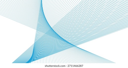 Linhas onduladas abstratas no plano de fundo transparente. Abstract frequência som onda linhas e torcido curva linhas de fundo. velocidade onda linhas moderno fluxo de fundo. 