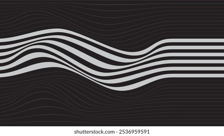 ABSTRACTAS LÍNEAS ONDULADAS PASTEL PATRÓN DE COLOR PLANO FONDO OSCURO. BUENO PARA CARTEL, FONDO DE PANTALLA, CUBIERTA, MARCO, VOLANTE, REDES SOCIALES, TARJETA DE FELICITACIÓN