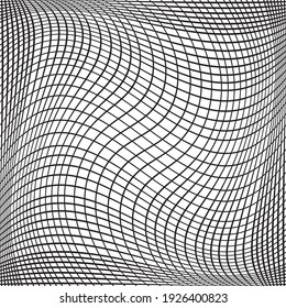 Abstract wavy lines pattern and textured background. Vector art.