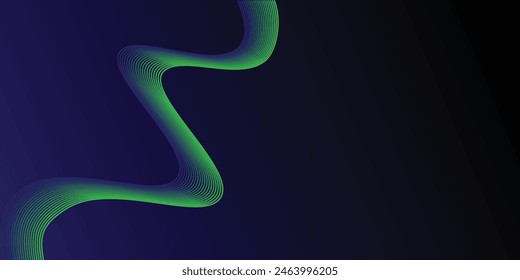 Abstract wavy lines seamless pattern background. Dynamic wave pattern vector illustration