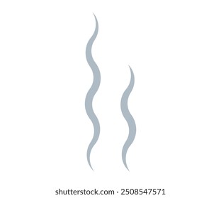 Abstractas líneas onduladas en suave gris, creando un efecto de movimiento fluido con un diseño minimalista y sereno.