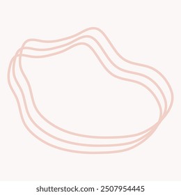 Abstract wavy lines in soft pink tones on a light background.