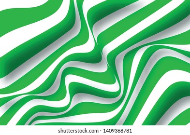 Abstract wavy lines. vector background.