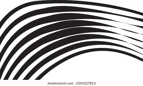 abstract wavy lines vector illustration eps