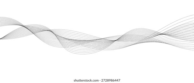 Abstractas Ilustración vectorial de líneas onduladas. EPS10