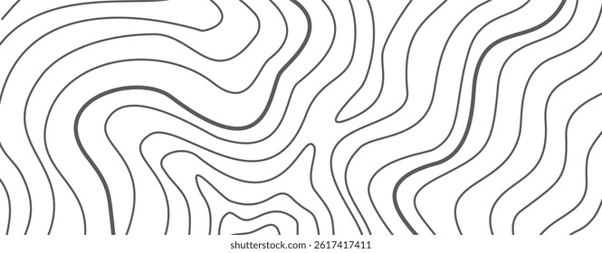 Abstract wavy lines wallpaper. Abstract wavy background. Wave background. Abstract topographic contour background. Topographic background.