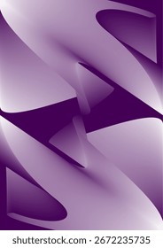 Fundo líquido ondulado abstrato. Malha de gradiente. Conjunto de variações. Mistura de cor clara suave roxo escuro. Modelo de design moderno para cartazes, banners de anúncios, brochuras, folhetos, capas, sites. EPS vetorial