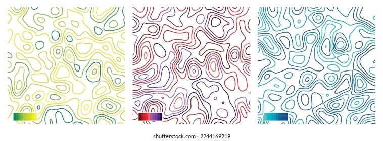 Abstract wavy liquid multicolour pattern on white ackground. Vector illustration.