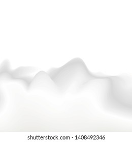 Abstract Wavy Milk Vector Background