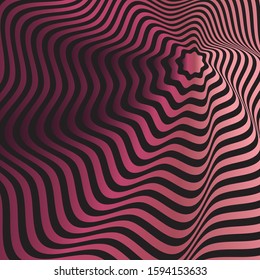 Abstract wavy minimalistic vector pattern 