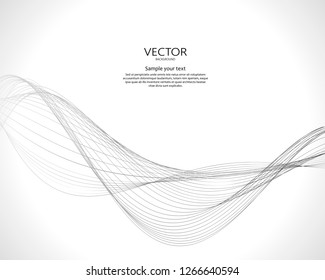 Abstract wavy motion dynamic vector background.  Lines web illustration.