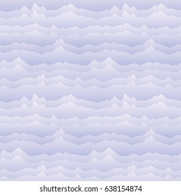 Abstract wavy mountain silhouette background. Ripple seamless pattern. Dynamic motion wave texture