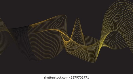 Abstract wavy movement luxury dynamic and seamless abstract particular background with modern and curved wave geometric lines for presentation, cover, card and any design.