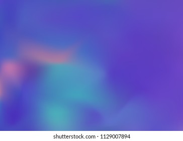 Abstract wavy multicolored blurred background gradient. Vector modern trendy decoration for concept design, illustrations, business infographic, social media, web applications. 