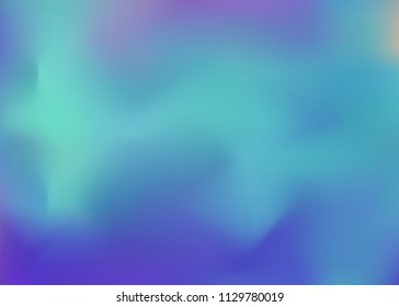 Abstract wavy multicolored blurred background gradient. Vector modern trendy decoration for concept design, illustrations, business infographic, social media, web applications. 