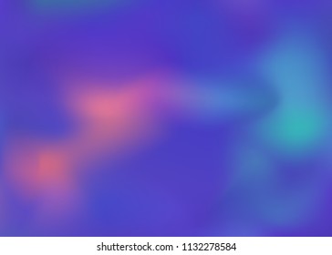 Abstract wavy multicolored blurred background gradient. Vector modern trendy decoration for concept design, illustrations, business infographic, social media, web applications. 