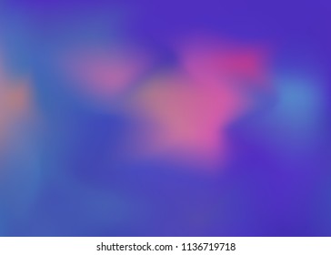 Abstract wavy multicolored blurred background gradient. Vector modern trendy decoration for concept design, illustrations, business infographic, social media, web applications. 