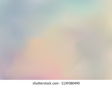 Abstract wavy multicolored blurred background gradient. Vector modern trendy decoration for concept design, illustrations, business infographic, social media, web applications. 
