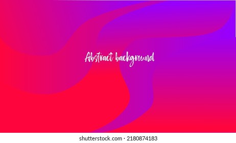 Abstract wavy neon  background can be used as wallpaper, for web design as banner, for flyer, card, brochure print. Vector illustration.