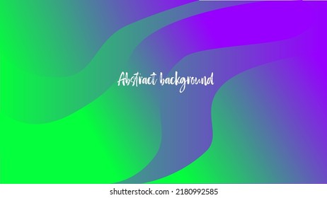 Abstract wavy neon  background can be used as wallpaper, for web design as banner, for flyer, card, brochure print. Vector illustration.