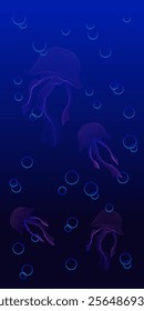 Abstract wavy object on black background. Vector illustration design. Eps 10. 