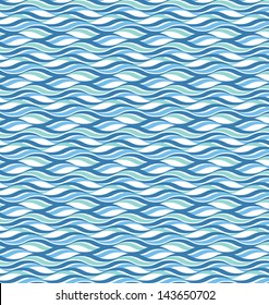 Abstract wavy ocean background