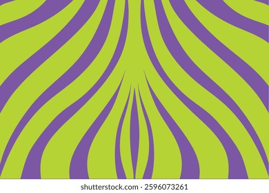 Abstract Wavy Optical Illusion Background in Green Lizard and Lavender Indigo – Bold Psychedelic Zebra-Inspired Striped Pattern for Textile, Wallpaper, Packaging, and Modern Digital Art