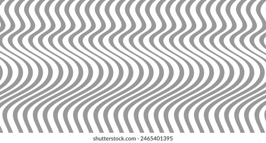 Abstract wavy optical illusion line pattern background