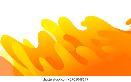 Fondo Abstractas ondulado naranja eps10