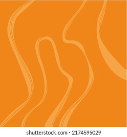 abstract wavy orange color background