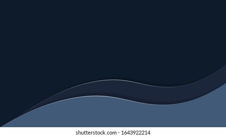Abstract wavy papercut background , background can used for wallpaper or design , vector. colorful background vector design