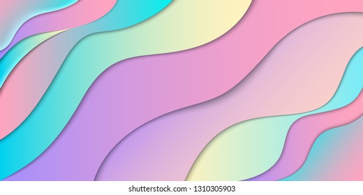 Abstract wavy pattern background. Bright trendy illustration for design shop seasonal sale advertising, birthday card, modern party invitation, valentine's day poster cover etc.