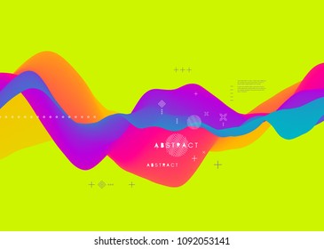 Abstract wavy pattern. Background for design. Vector Illustration for banner, flyer, book cover, poster.