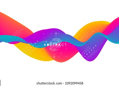 Abstract wavy pattern. Background for design. Vector Illustration for banner, flyer, book cover, poster.