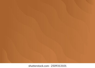 Abstract wavy pattern, brown shades organic background. Aesthetic groovy chocolate or coffee color wallpaper with geometric curvy lines texture. Perfect for elegant presentation, web banner, poster