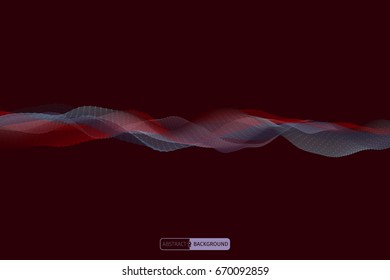 Abstract wavy pattern. Business concept illustration. Vector background for design.