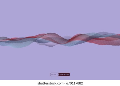 Abstract wavy pattern. Business concept illustration. Vector background for design.