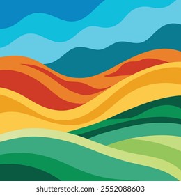 Abstract Wavy Pattern for Creative Backgrounds