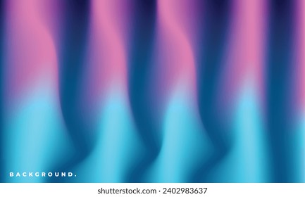 Abstract wavy pattern gradient mesh background. Blurred colorful backdrop design. Fluid color gradation background for poster, banner, catalog, presentation, or leaflet.